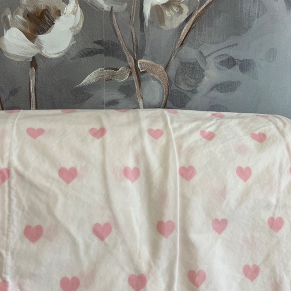 Pottery Barn Kids  Heart Organic Sheet Set - Picture 4 of 5